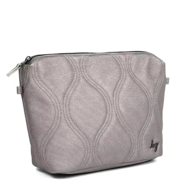 LUG Volley Matte Luxe Vegan Leather Pouch/Cosmetic Bag/Toiletry Bag - Picture 2 of 10